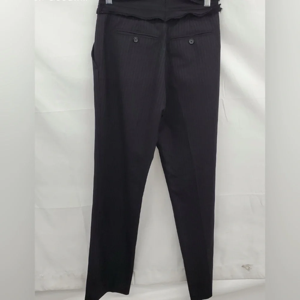 Prada, Black Pinstripe pants, 100% authentic w/ COA - Picture 4 of 10